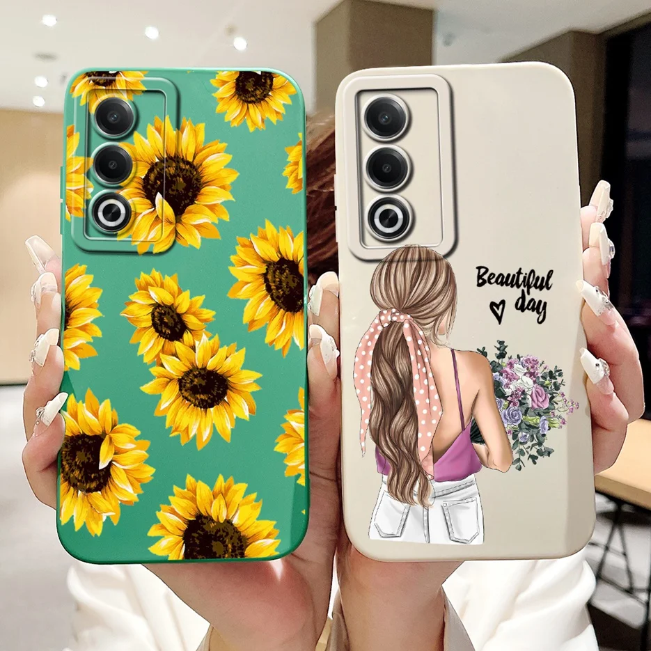 Cute Cartoon Pretty Girls Soft TPU Phone Case Bumper Cover
