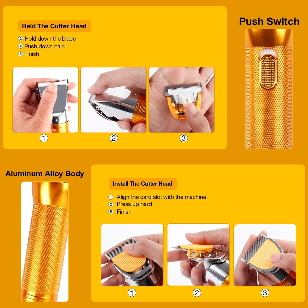 380W Cordless Pet Hair Trimmer 3