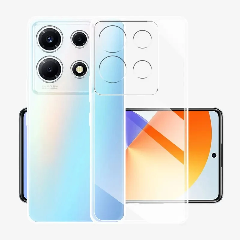 Clear Silicone Soft TPU Back Cover - Durable Mobile Phone Case