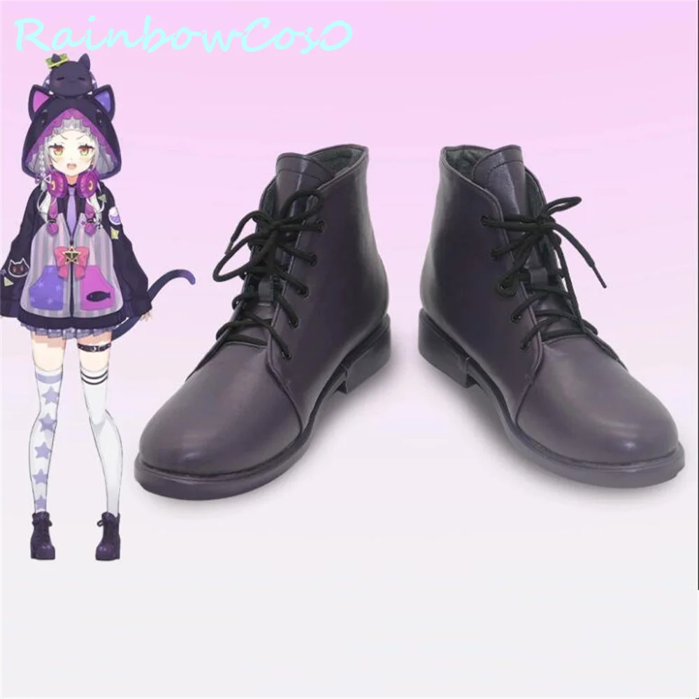

Murasaki Shion Virtual YouTuber Vtuber hololive NIJISANJI Cosplay Shoes Boots Game Anime Halloween Christmas RainbowCos0 W3740
