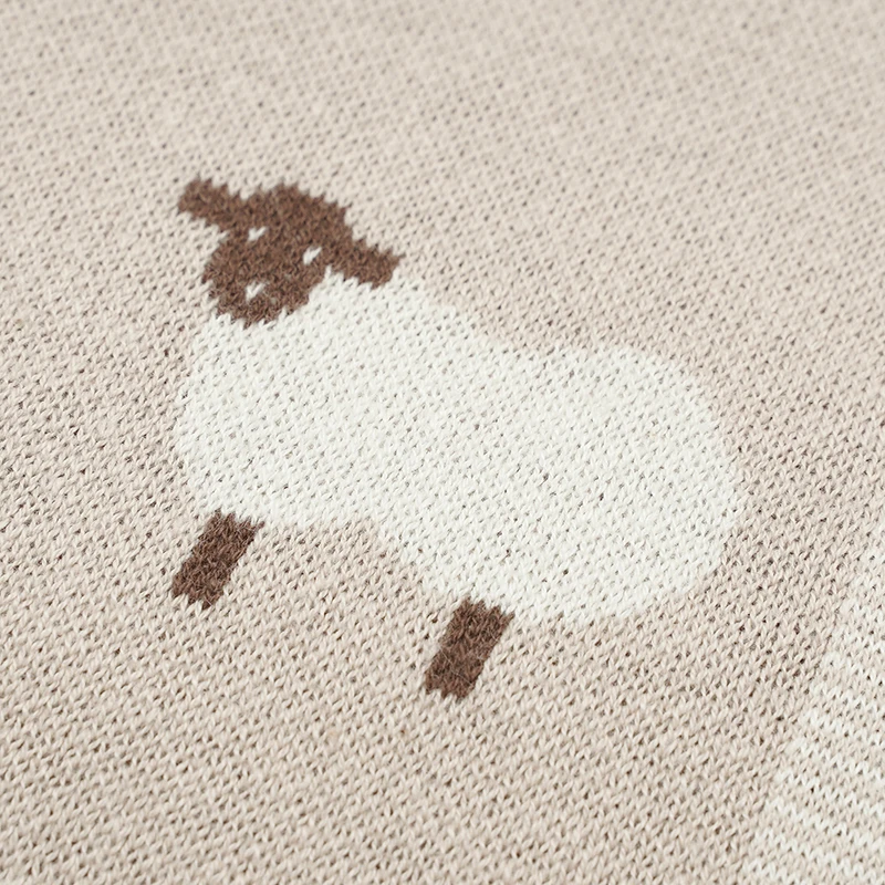 Knitted Cotton Baby Blanket 5