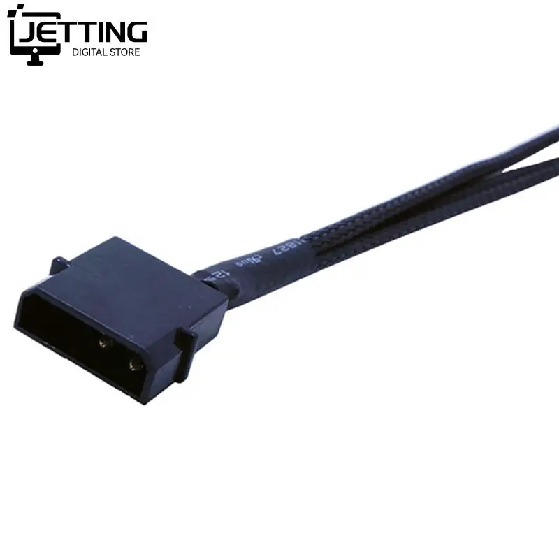 27cm Molex To 3 Way 3Pin/4Pin Fan Adapter for Computer Case Fan / CPU / Mining Cooling Fans