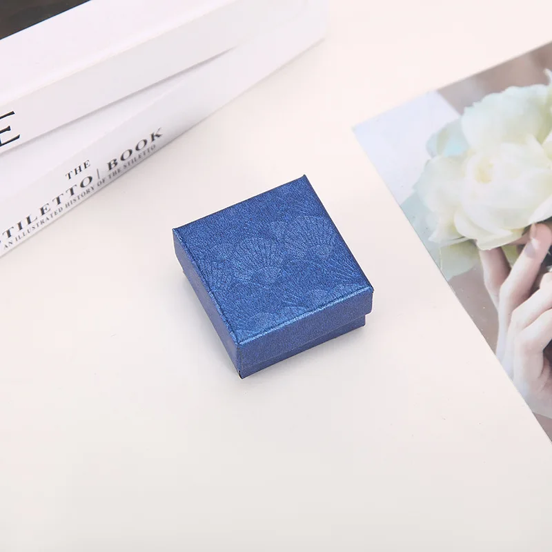 24pcs Scallop Pattern High-end Jewelry Box Valentine's Day for Necklace Ring Packaging Cases Creative  Heaven And Earth Cover