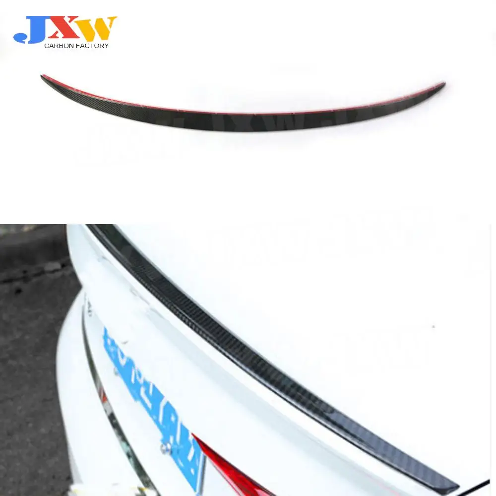 

Carbon Fiber Rear Bumper Lip Spoiler Wings For Audi A5 S5 Spoiler Trim Sticker 2017 2018 2019 Auto Car Styling Decoration 4 Door