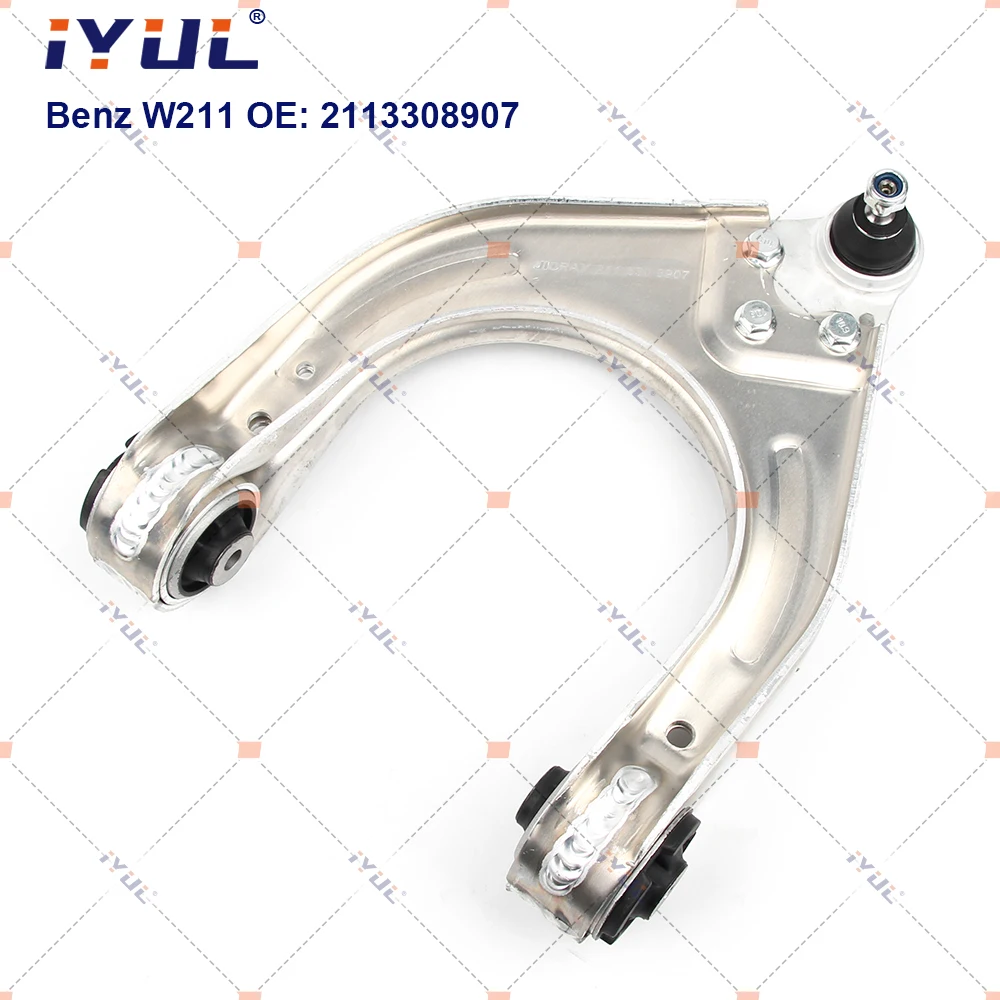 

IYUL Front Upper Suspension Control Arm U-Type For Mercedes Benz E Class W211 S211 CLS C219 SL R230 2113308907 2113309007