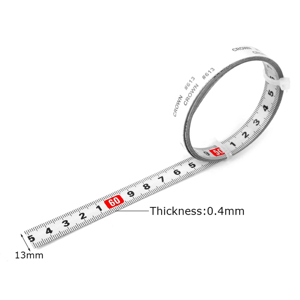 Self Adhesive Metric Miter Track Tape Measure Scale Ruler Adhesive Backed Tape Measure Metric Scale Rust-Proof Ruler woodworking tools