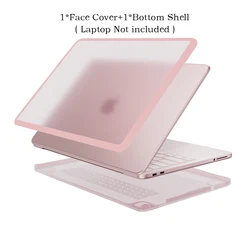 Enhanced TPU Edge Hard Shell Laptop Case with Cooling Holes for MacBook Neo 13, 2026 Edition (Pink Translucent)