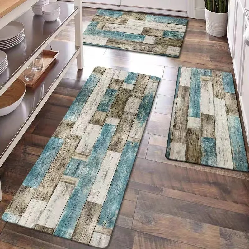 1/2PCS Modern Simple Kitchen Mat Set Long Strip Absorbent Oil Absorbent Foot Mat Household Bathroom Door floor mat