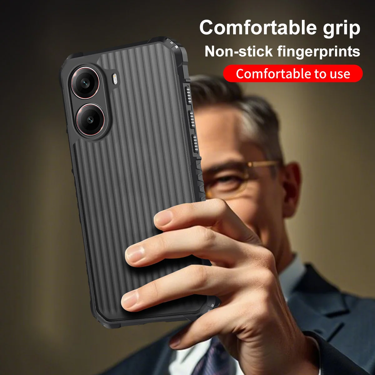 Enhanced Shockproof Armor Phone Case - Hard Back Protective Cover