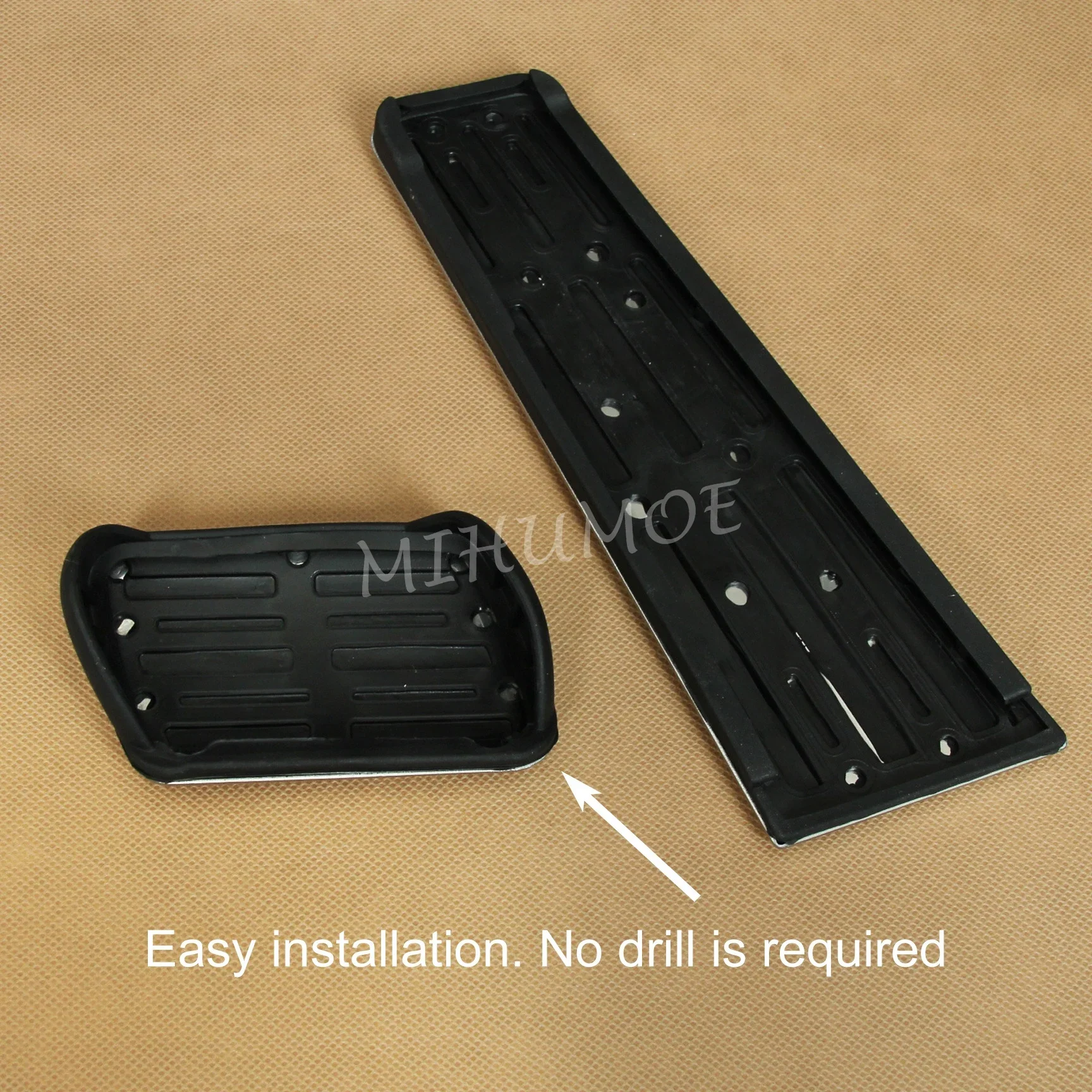Car Sport Brake AND Gas Pedal Pad Covers Kit for Porsche Panamera 718 Boxster Cayman Taycan 2010-