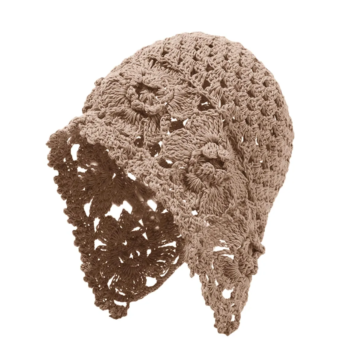 

BomHCS, легкая вязаная женская Шапка-бини ручной работы в виде черепа