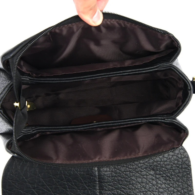 Piccola borsa a tracolla donna stile retro casual borsetta spalla_voghion.com