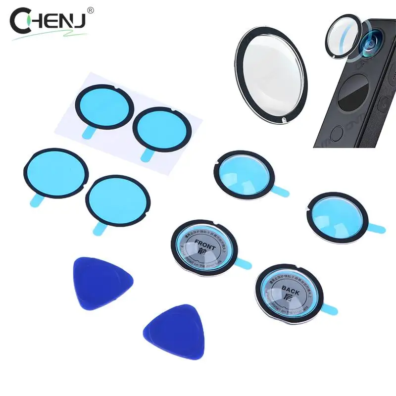 

1Set Lens Protector For Insta360 One X2 Sticky Lens Guards For Insta 360 One X3 Anti-scratch Camera Cover Protective Accessories