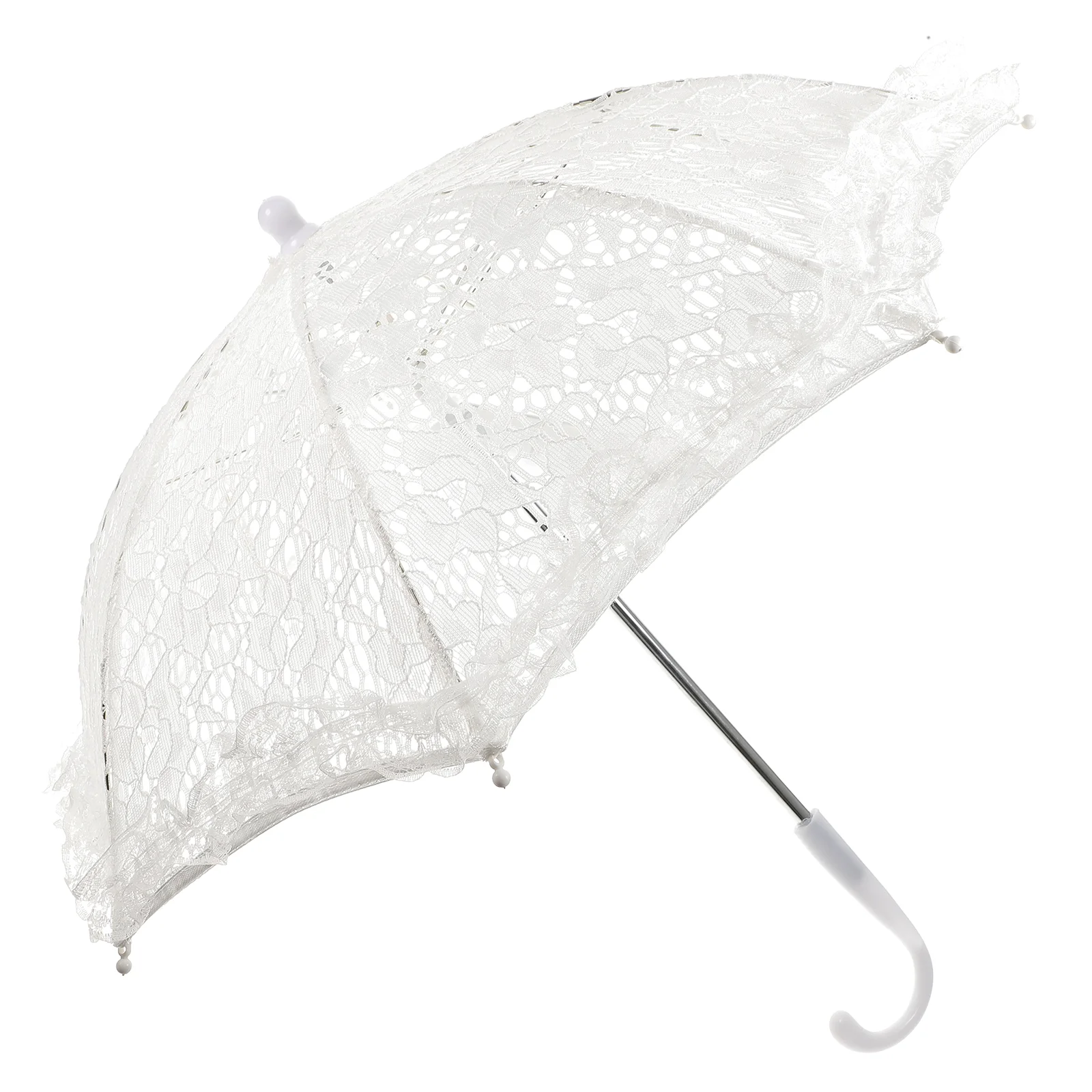

Lace Umbrella White Vintage Wedding Bride Umbrella Lace Parasol Umbrella Small Lace Umbrella Handle Weeding Photo Props