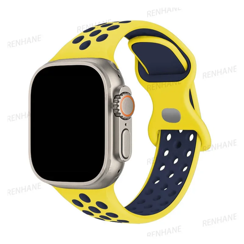 Breathable Silicone Watch Strap Bracelet - Universal Fit