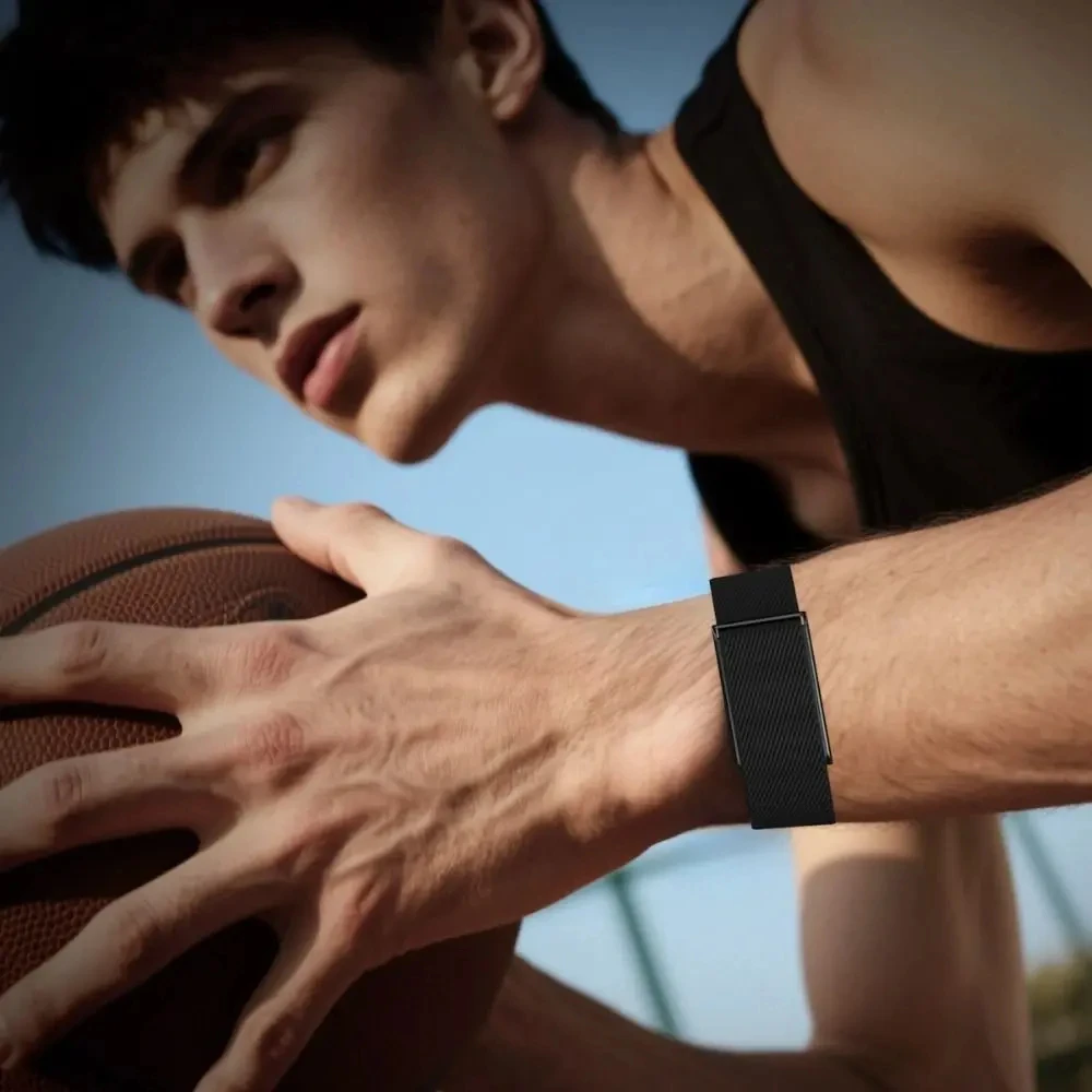 Breathable Sport Nylon Strap for Fitness Tracker Wristbands