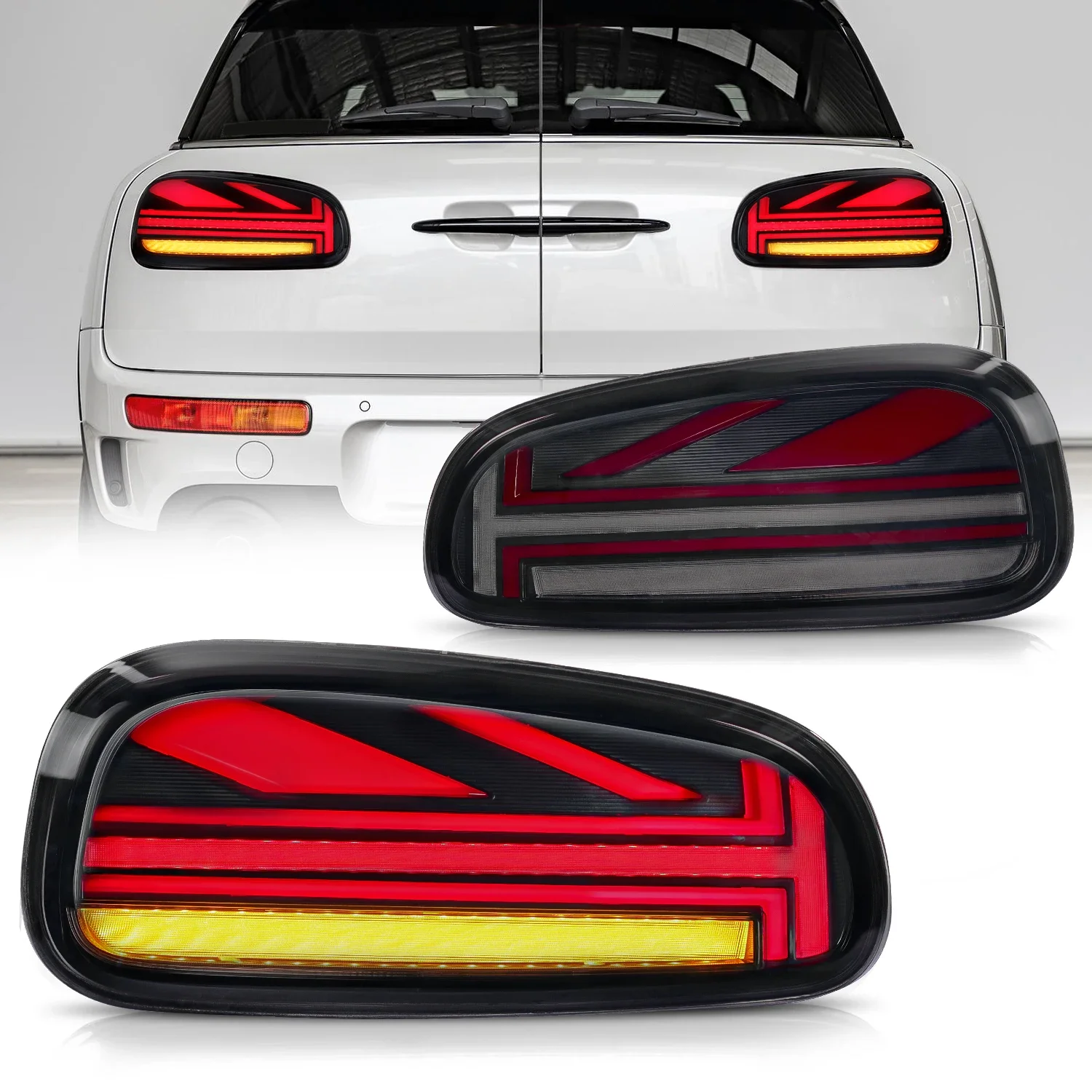 New Led Modify Taillight With Sequential Turning Signal Rear Lamp For MINI Clubman F54 2015- Union Jack