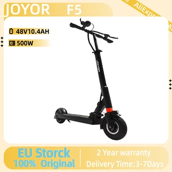 Monopattino Elettrico JOYOR F5 per Adulti, Motore 500W, Batteria 48V10.4AH, Scooter Urbano con Pneumatici Anteriori da 8 Pollici e Posteriori Solidi