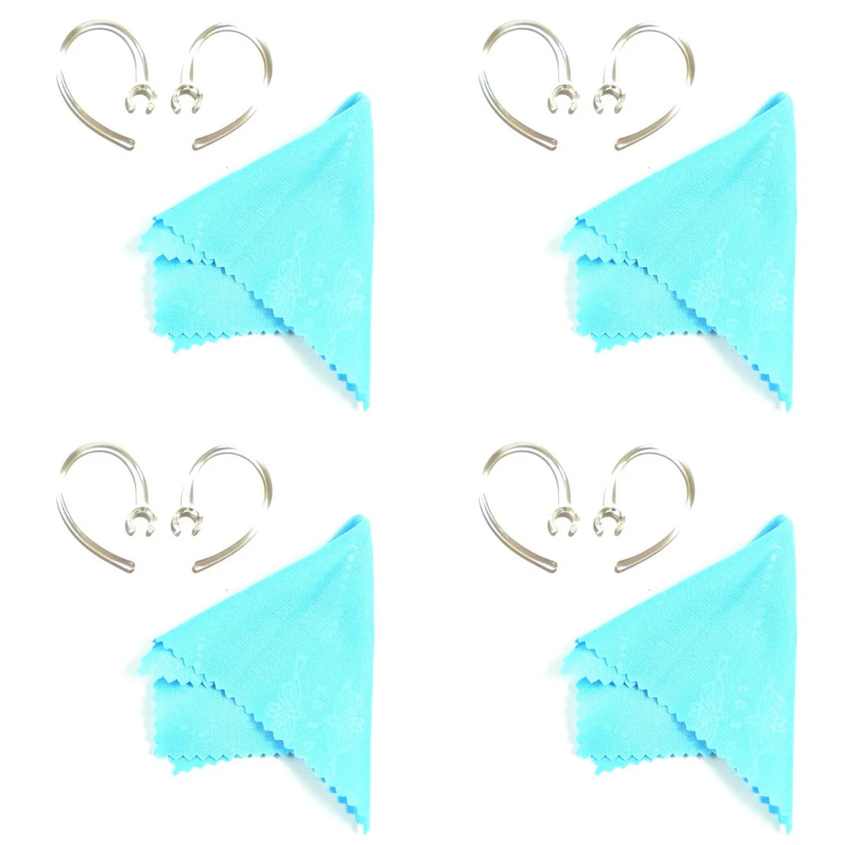 

8 маленьких прозрачных качественных крючков для ушей-Беспроводная Bluetooth-гарнитура, крючки для ушей, петли-зажимы