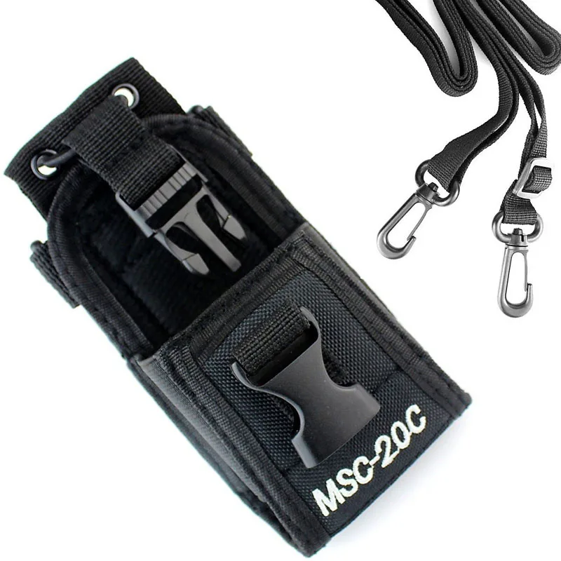MSC-20C Nylon Multifunction Universal Radio Pouch Bag Holster Carry Case for Motorola Yaesu TYT baofeng UV-5R UV-82 Walkie Talki