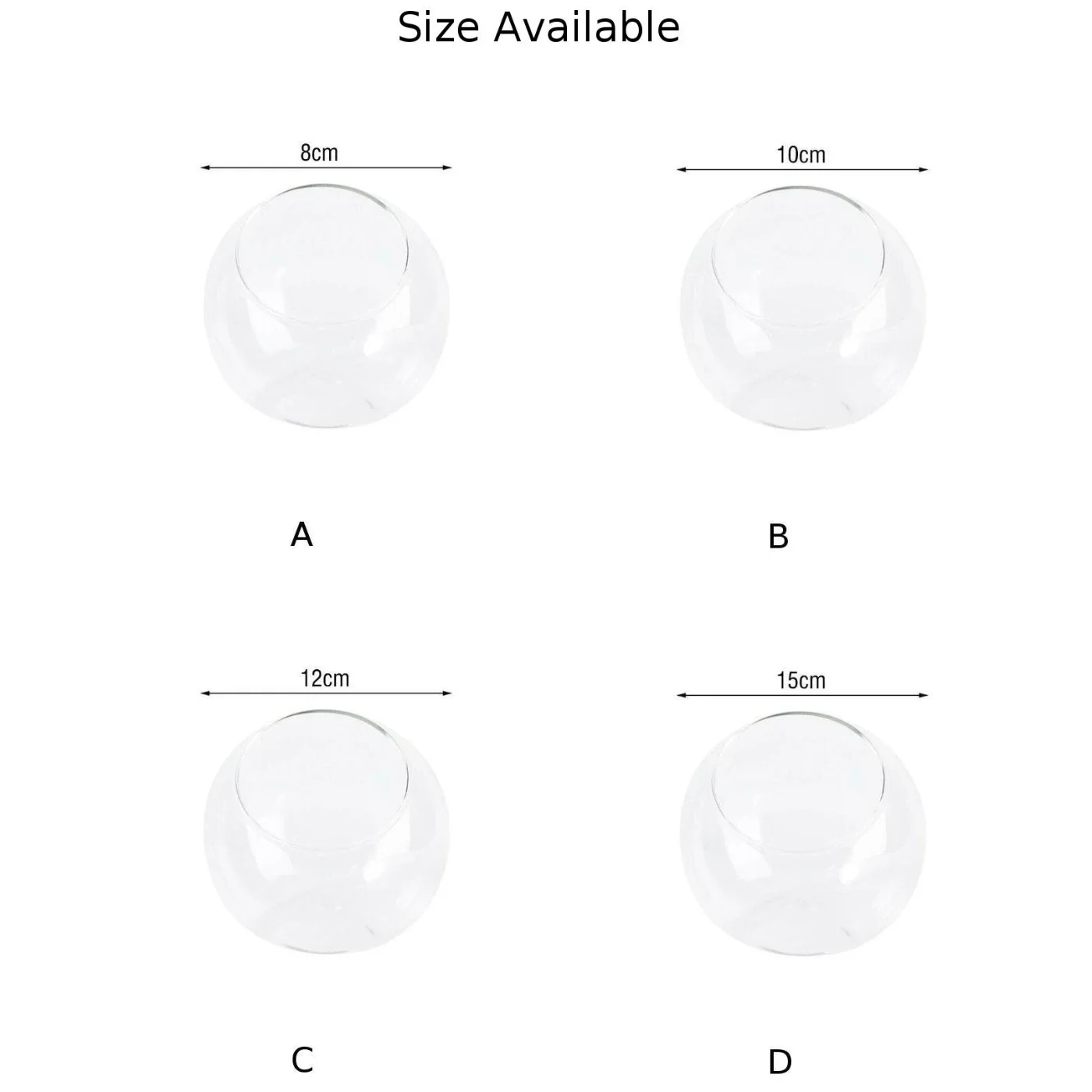 Round Cylinder Round Goldfish Tank Ecological Creativity Glass Fish Tank Large Turtle Tank Hydroponic Tank Vase 5