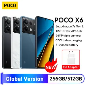 World Premiere】Global Version POCO X6 Pro 5G NFC 256GB/512GB Dimensity  8300-Ultra 67W 64MP Camera with OIS 6.67 Display 120Hz - AliExpress