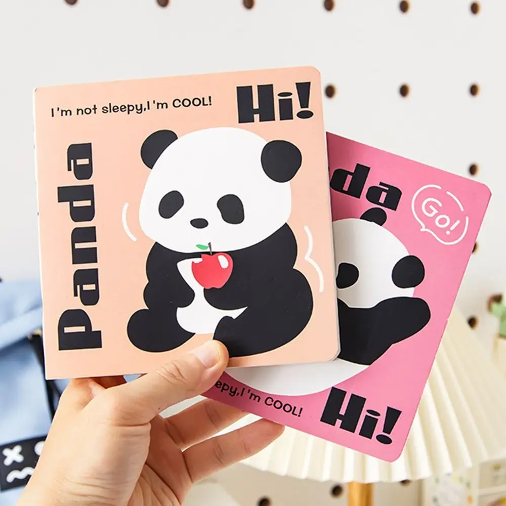 

Kawaii Panda Series Panda Notebooks Lucky Portable Cartoon Hand Ledger Notebook Thickened Simple Style Square Notebook Students