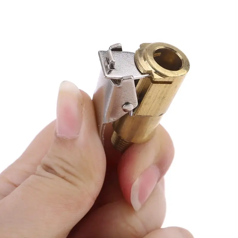 

Tire Chuck with Clip Adapter Air Chuck Tire Inflator Compressor Accessories for Vehicle Auto 34mm Length