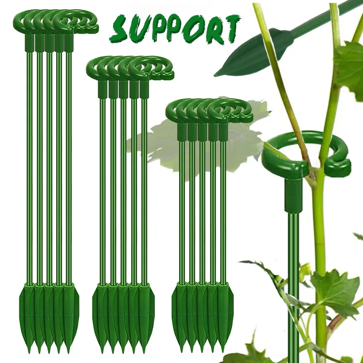 Home Garden Bonsai Stick Potted Rod Fiberglass Plant Support Stake Stand Fixing Tool Orchid Rose Flower Single Stem Shrub Holder