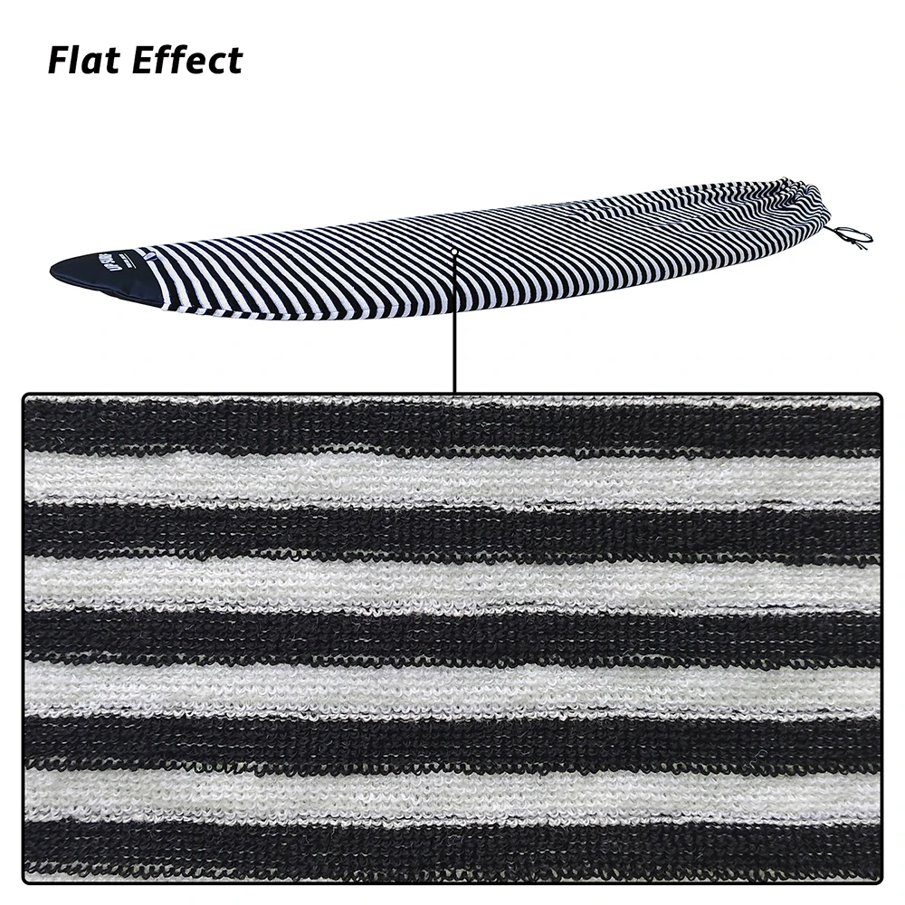 Surfing 5.11FT Shortboard Cover Striped Pattern Surfboard Sock Cover Stretch Protector Protective Board Bag Soft tabla de surf es 3d printer part e3d v6 v5 mk8 volnaco tz cr6se heated block silicone sock hotend protector cover for 3d printer heater blocks