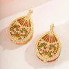 Enameled and Bejeweled Pipa Flower Qin Jewelry Box Hand Painted Trinket Boxes Home Table Decor Girl Gift ﻿ 2