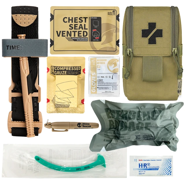 RHINO RESCUE IFAK Trauma Kit Survival Kit HIKING KIT