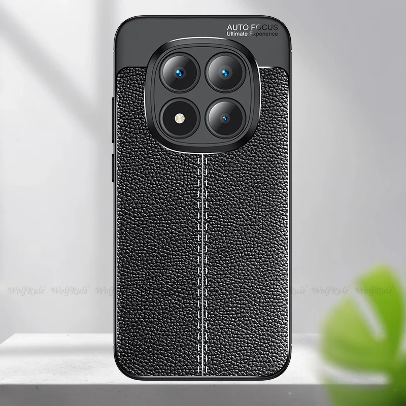 Premium Shockproof TPU Soft Leather Phone Bumper Back Armor Case Cover - New Durable Design