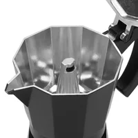 Nouveau 220V 300ml aluminium électrique moka Pot cafetière italienne ménage rapide et pratique cafetière électrique 6
