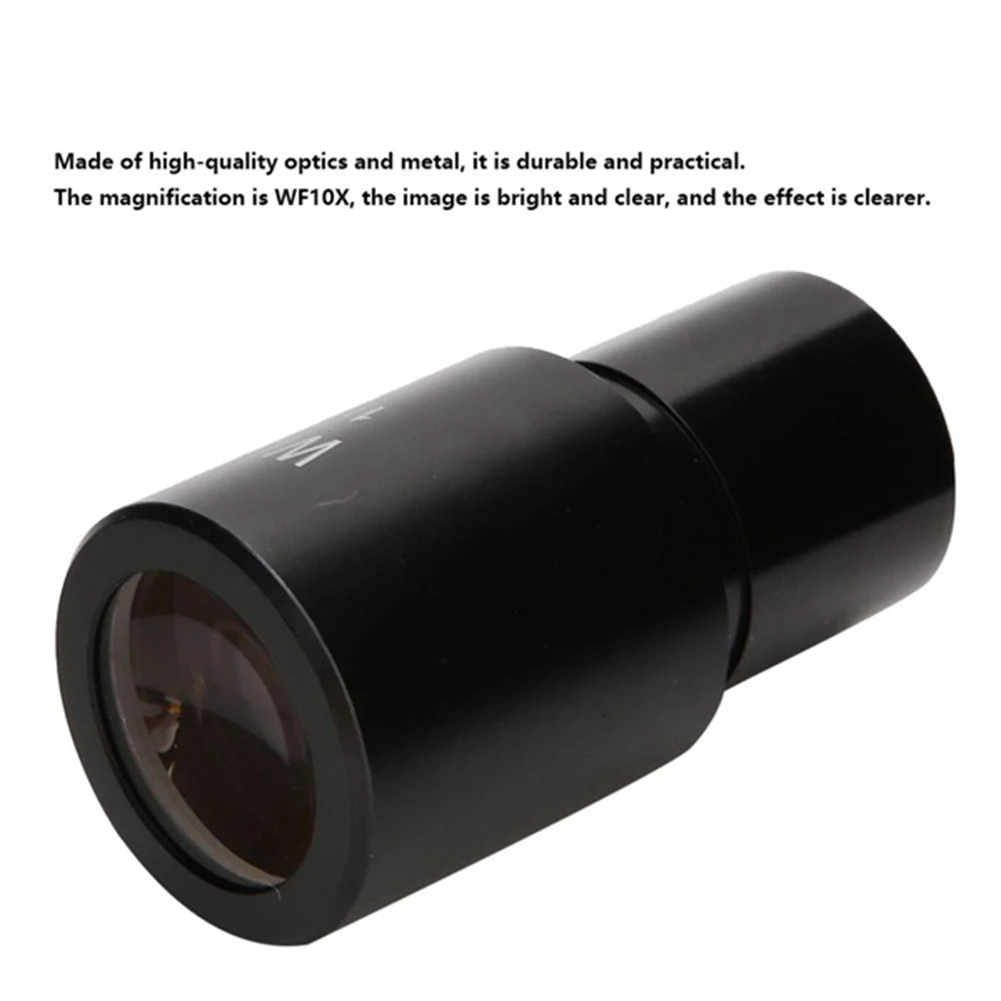 Newest 2 PCS WF10X Widefield Eyepiece Biological Microscope Optical Lens Eyepiece Wide Angle 23.2mm Mounting Size