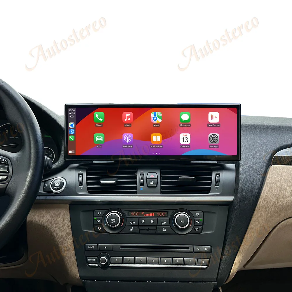 14.9 Inch Android 14 For BMW X3 X4 Series F25 F26 2011-2017 Car Multimedia Playe