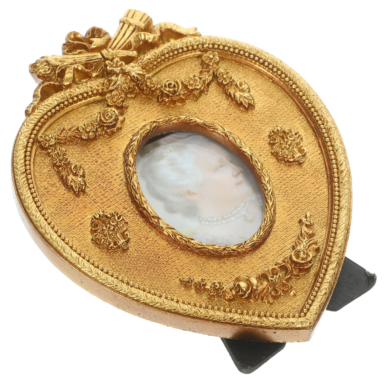 

Desktop Standing Photo Frame Vintage Style Embossed Picture Photo Frame