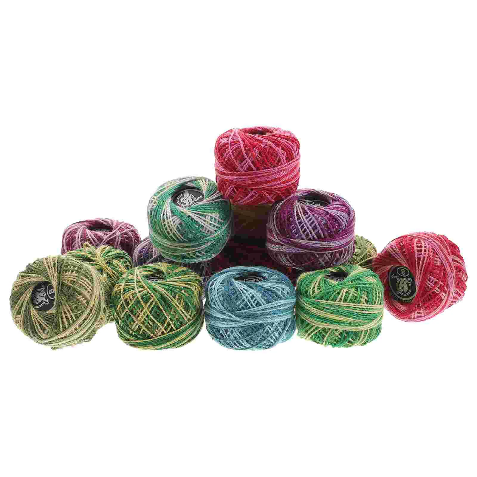 

Embroidery Thread Set Cross Stitch Embroidery Wool Cotton Line Craft Supplies for Home Gift Making (Random Color)