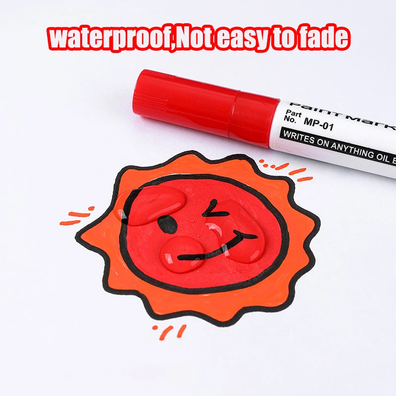 12color Paint Marker Waterproof Not Easy To Fade Car Paint Wood Ceramics Tires Balloons Shoes Metal Markers Paint-Mending Pen marker pens,paint marker pen,markers pen,art markers,paint pen,art marker pen