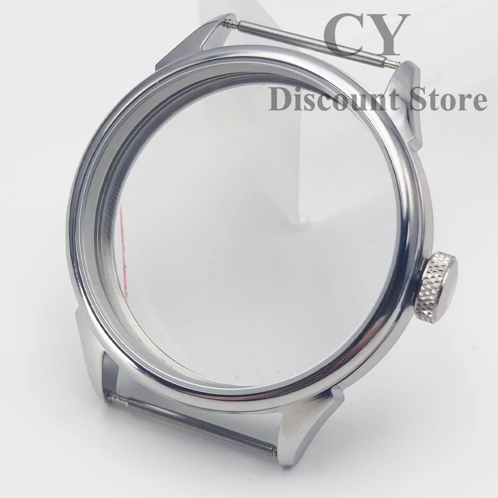Silver Stainless Steel 42mm Watch Case