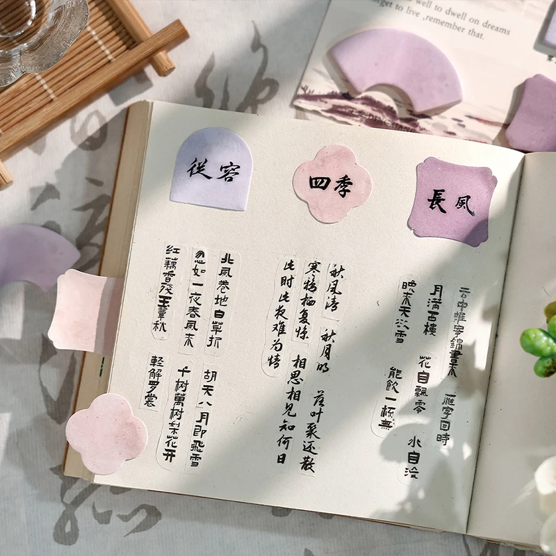 전통 컬러 인덱스 스티커 메모, 메시지 메모 종이 할 일 목록, 책갈피 메모 패드 메모장, 학교 사무실 문구, 100 개