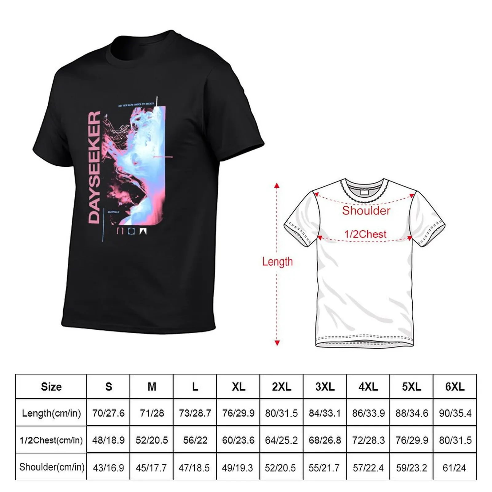 Dayseeker Merch Say Her Name T-Shirt Short sleeve tee plus