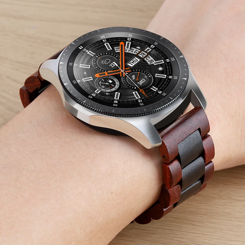 22mm Sandalwood Bracelet Strap - Elegant and Versatile Watchband