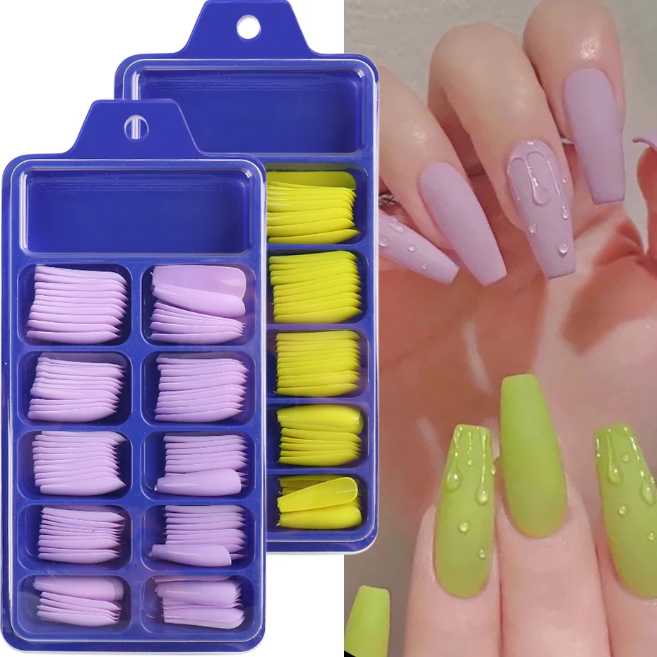 100pcs False Nails Extension Forms