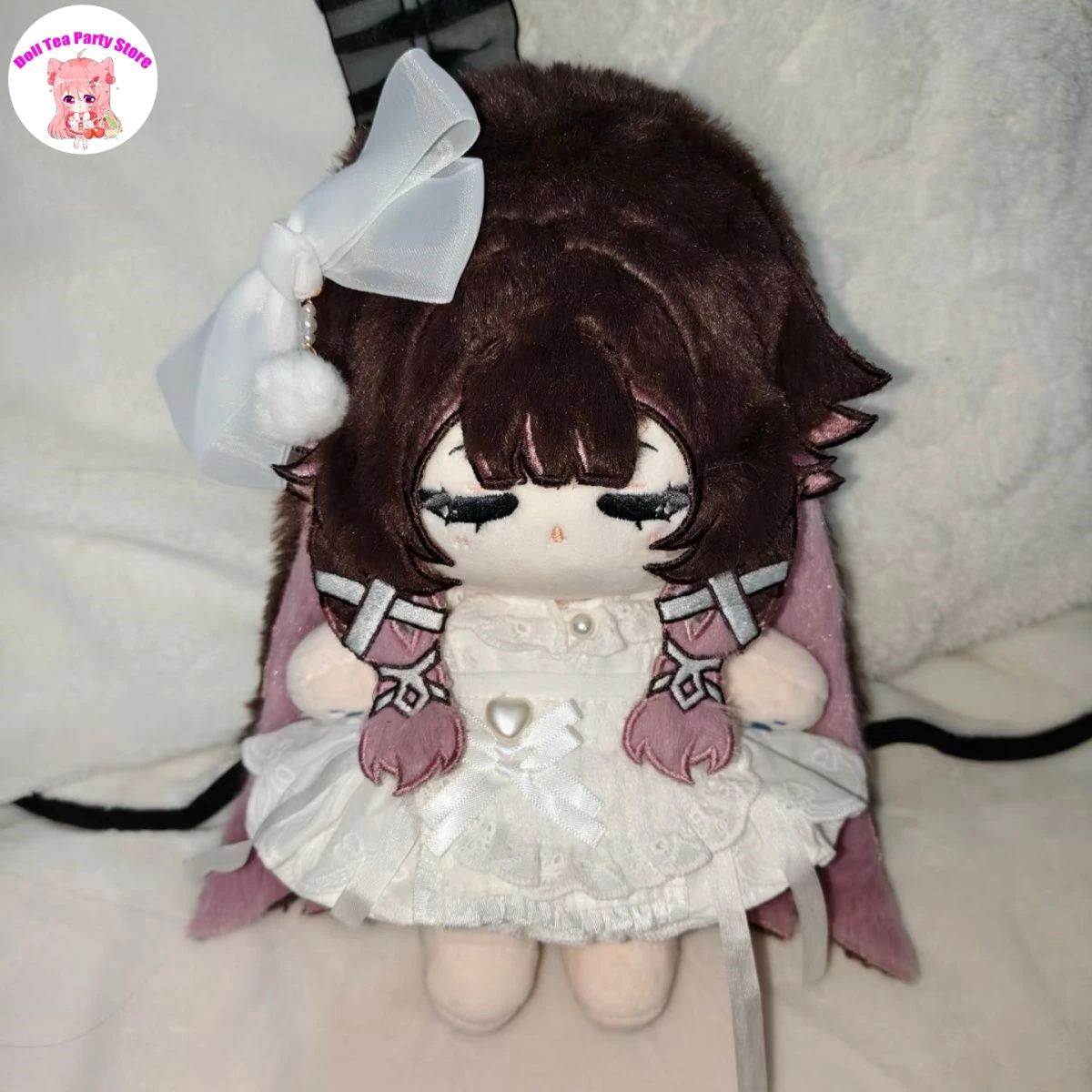 Columbina Hyposelenia Moon Maiden Damselette 코튼 인형 장난감 애니메이션 드레스 업 의류 인형 바디 플러시 생일 선물 20cm