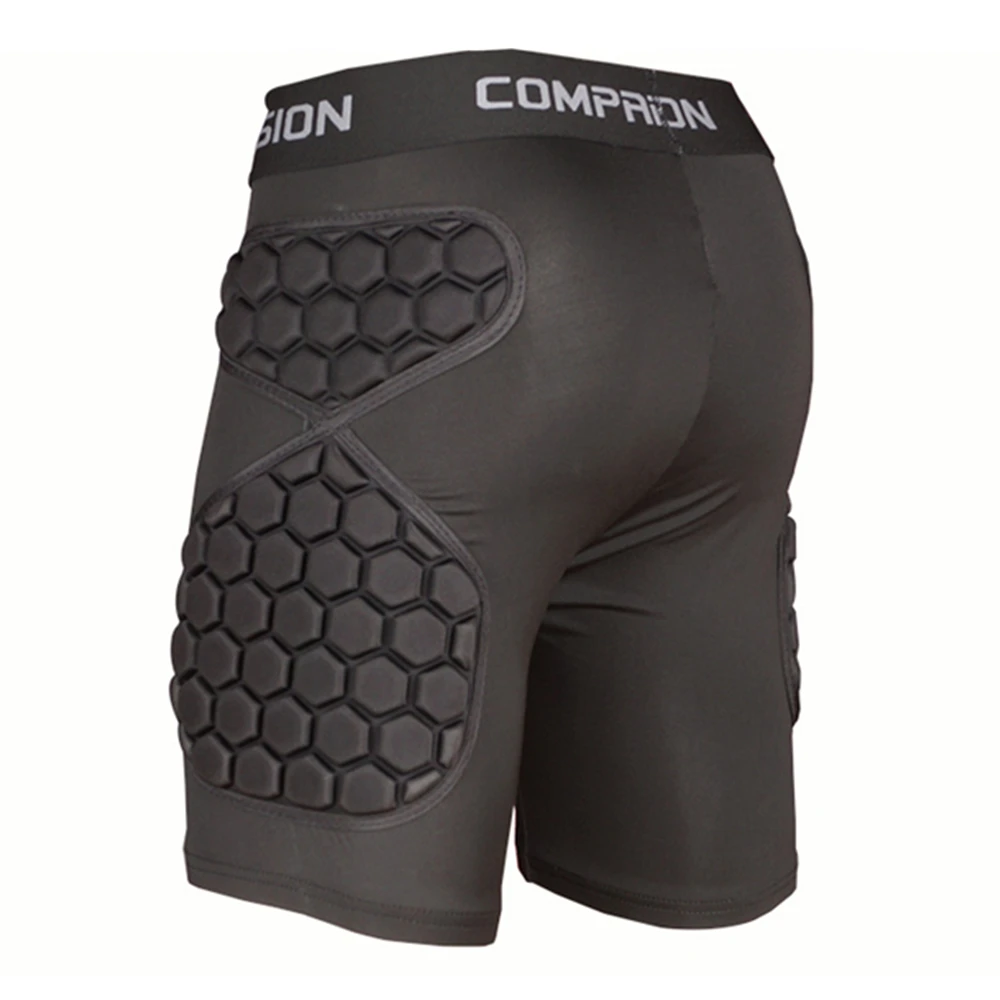 Football Soccer Goalkeeper Shorts EVA Sponge Protective Rugby Skateboard Training Shorts Hip Pad Sports Safety men shorts