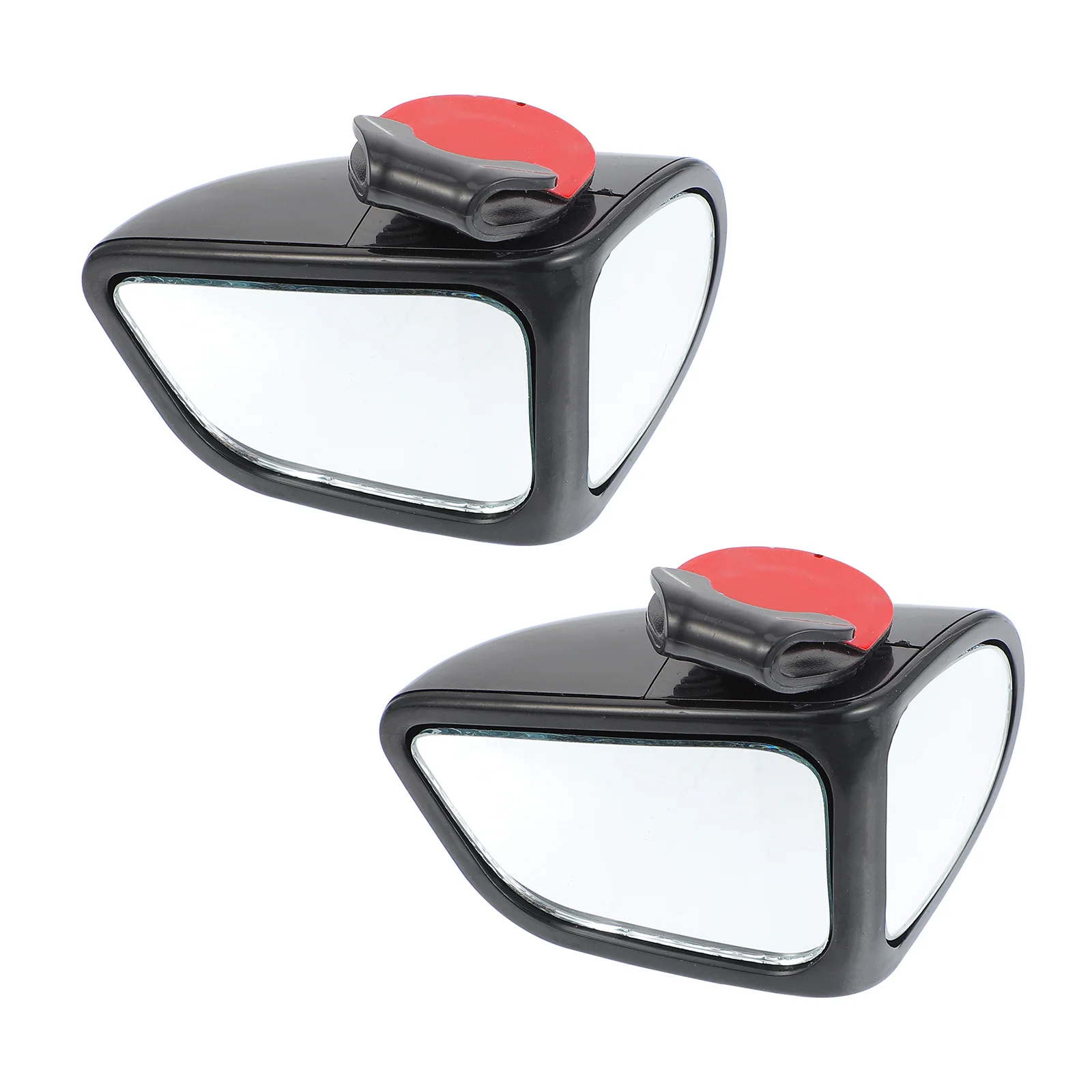 

2 Pcs Wide Angle Reversing Auxiliary Mirror Rear View Camera Glass Side for Auto