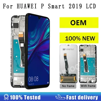 LCD For Huawei P Smart 2019 Display Premium Quality Touch Screen With Frame Digitizer Assembly Replacement POT-LX1 L21 LX3