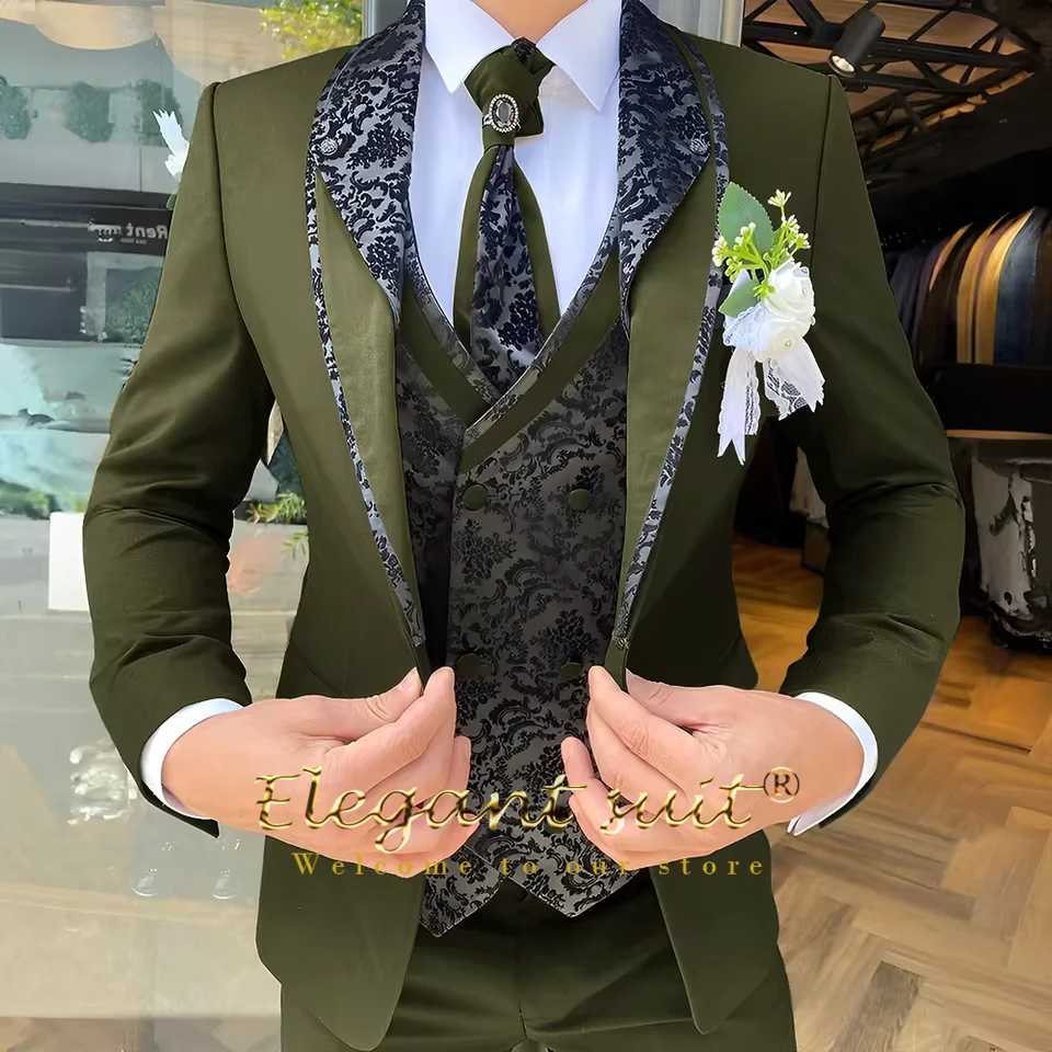 Ensemble de costume 3 pièces pour hommes