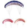 Parafoil Kite Professional Large 1.4m Dual Line Stunt Parafoil Parachute with 2 Handle for Beach Outdoor Fun for Adults Children 1